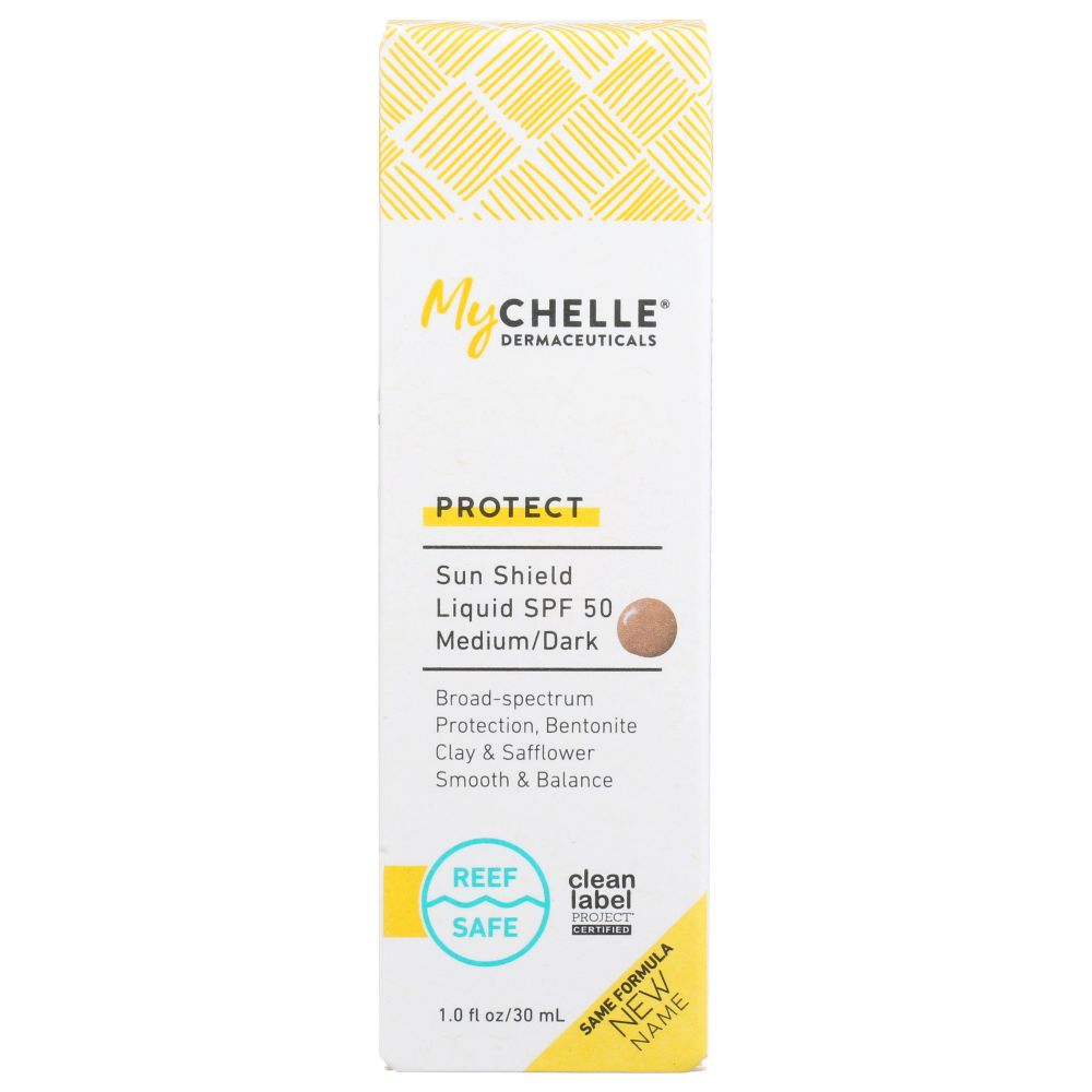 MYCHELLE DERMACEUTICALS: Sun Shield Spf50 Medium Dark, 1 fo