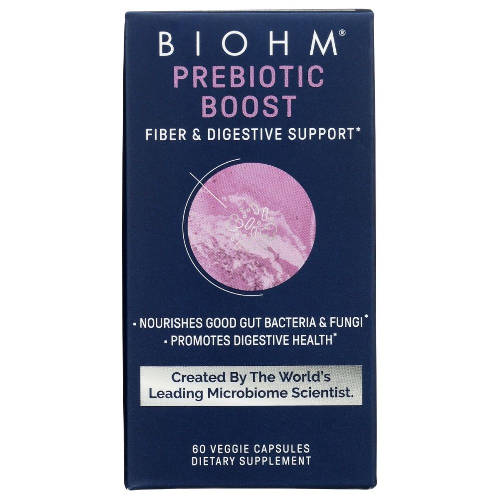 BIOHM: Prebiotic Boost Supplement, 60 vc